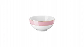 Салатник порционный Rosenthal Сваровски 12 см, фарфор, розовый